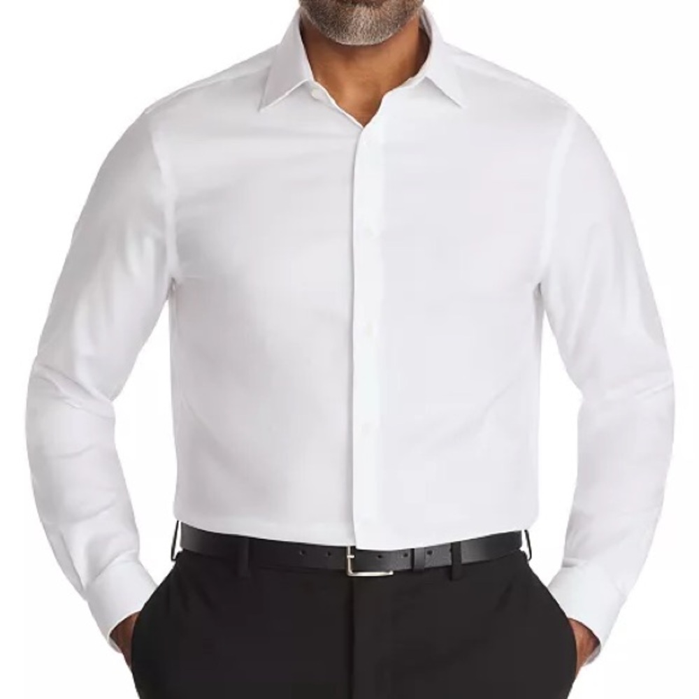 Michael Kors Regular Fit White Dress Shirt  👔